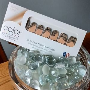 NWT HTF RARE Color Street Real Nail Polish Strips - Butterfly Garden